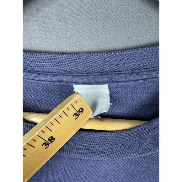 Vintage 90's UCLA University Of California Pocket Shirt Single Stitch Faded Navy - Picture 11 of 13